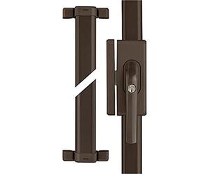 ABUS FOS650 AL0145 - Cerradura de barra con cilindro a presión, cierre igual, nivel de seguridad ABUS 10-73011 - marrón