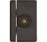 ABUS FTS96A AL0089 - Cierre para Ventana (con Mecanismo de Cierre intuitivo y Alarma, Cierre Uniforme, Nivel de Seguridad ABUS 10-78547), Color marrón
