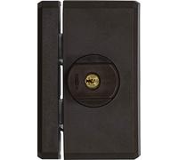 ABUS FTS96A - Cerradura de ventana con mecanismo de bloqueo intuitivo y alarma, nivel de seguridad ABUS 10-78548 - Marrón