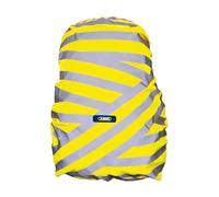 ABUS Funda reflectante para mochilas - Lumino X-Urban Cover - funda impermeable y visible para mochilas - amarillo/plata