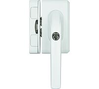 ABUS Fusible adicional para ventana FO500N AL0145 - Cerradura para ventana con cilindro de presión, cierre uniforme, nivel de seguridad ABUS 10-71330, color blanco