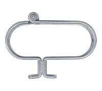 Abus Gatesec 131/140 Protector De Candados De Acero Cementado Eterna™ Anticorrosión, Para Marcos Redondos Hasta 50 Mm, Compatible Con Grillete Hasta 12 Mm, Color Gris