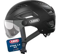 ABUS Hyban 2.0 ACE - Casco de bicicleta urbana robusto para uso diario - Para hombre y mujer