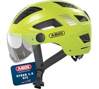 ABUS Hyban 2.0 ACE - Casco de bicicleta urbana robusto para uso diario - Para hombre y mujer