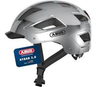 ABUS Stadthelm Hyban 2.0, Chrome Silver, Talla L