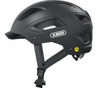ABUS Hyban 2.0 MIPS - Casco de bicicleta con luz trasera, carcasa dura ABS, protección contra impactos - Unisex Adulto