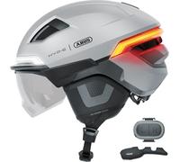 ABUS HYP-e Bl.Ace Casco de Bicicleta, Adultos Unisex, Leam Silver, M (54-58 cm)
