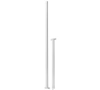 ABUS Juego de barras FOS/FSA para FOS550/A, FOS650/A y FSA3550 | Apto para cerradura de barra de ventana ABUS con bloqueo de 2 y 3 puntos - 118 cm, se puede acortar - Plata - Juego de 2