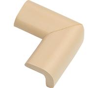 ABUS Junior Care Corner Protectors - Jannic | Seguridad para bebés | Cojín de borde | Parachoques suave | marrón | 73138