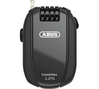 ABUS Kabelschloss Combiflex Trip 125, cable de acero 125 cm, Negro