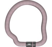 ABUS Kettenschloss Goose Lock, cadena de 6 mm, 110 cm, rosa antiguo | Candado bicicleta con diseño cuello de cisne, cadena 6 mm, revestimiento suave, acero templado