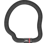 ABUS Kettenschloss Goose Lock, cadena de 6 mm, 85 cm, negro | Candado de bicicleta con diseño cuello de cisne, cadena 6 mm, revestimiento suave, acero endurecido