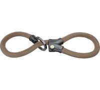 ABUS Kettenschloss Infinity Loop 1806, longitud 140 cm, naranja | Candado de cadena con función Double-Loop, cadena cuadrada 6 mm, funda IvyTex, cierre automático
