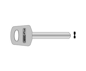Abus KEY BLANK X PLUS - Llave en Bruto Abus X-Plus