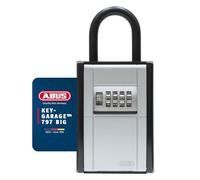 ABUS KeyGarage 797 BIG Caja de Llaves con Arco - Código de 4 Dígitos | Caja fuerte portátil para 38 llaves o 30 tarjetas. Carcasa metálica robusta para exterior con gancho de fijación flexible.