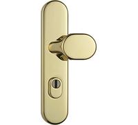 ABUS KLZS714 MS 12243 - Picaporte de seguridad con cilindro (redondo, latón)