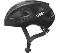 ABUS Macator Casco de Ciclismo, Negro Brillante, Talla M