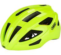 ABUS Macator MIPS casco de ciclismo de carretera - casco de ciclismo para principiantes con visera - adecuado para mujeres y hombres - amarillo, talla L