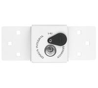 Abus Mecánico 141/200 Diskus Integral Furgoneta Cerradura Blanco & 26/70mm