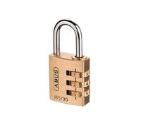 ABUS Candado con cuerpo de latón sólido de 165/30 30mm con tarjeta