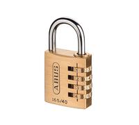 Abus Mecánico 165/40 40mm Latón Macizo Cuerpo Candado Combinación (4-Digit)