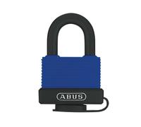 Abus 70IB 24988 - Candado para uso al aire libre, acero inoxidable, afinados 6401, azul