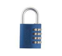 ABUS Candado de combinación 145/40 azul - candado para maletas, taquillas y mucho más - candado de aluminio - código numérico personalizable - nivel de seguridad ABUS 4
