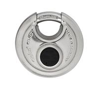 ABUS Candado de disco 20/80 - resistente a la intemperie para el jardín - con tecnología de soldadura de disco para la mejor protección contra robos - nivel de seguridad 9 - plata