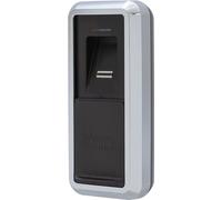 ABUS HomeTec Pro CFS3100 - Escáner de dedos Bluetooth para abrir la puerta de casa, con capota para el accionamiento de cerradura de puerta HomeTec Pro Bluetooth CFA3100, color plateado