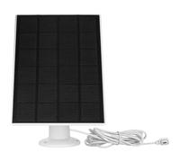 ABUS Panel Solar PPIC91600 para Cámara con Batería Pro - Cable de 3 m | Carga ecológica y sostenible IP65, soporte ajustable de 360 grados, compatible con cámaras PPIC91000 y PPIC91520
