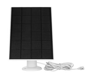 ABUS Panel Solar PPIC91600 para Cámara con Batería Pro - Cable de 3 m | Carga ecológica y sostenible IP65, soporte ajustable de 360 grados, compatible con cámaras PPIC91000 y PPIC91520