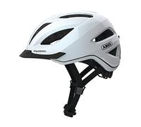 ABUS Pedelec 1.1 - Casco de ciclismo urbano moderno con luz trasera para transportarse en la ciudad - Para hombre y mujer - Blanco, talla L
