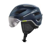ABUS Pedelec 2.0 ACE City Bike Helmet with Rear Light, Visor, Rain Protection, Ear Pads for Men and Women