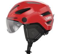 ABUS Pedelec 2.0 ACE City Bike Helmet with Rear Light, Visor, Rain Protection, Ear Pads for Men and Women