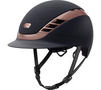 ABUS Pikeur Casco de Equitación "AirLuxe SUPREME", Midnight Blue - Rose Gold - L ABUS Pikeur