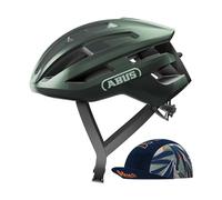 Casco de bicicleta Abus PowerDome Ace con gorra ( Verde / L )