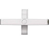 ABUS Protección adicional para ventana 2420 AL0145 - Cerradura de seguridad con pestillo giratorio para ventanas de doble hoja, cierre uniforme - Nivel de seguridad ABUS 6 - 89643 - Blanco