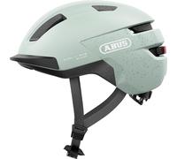 ABUS PURL-Y ACE casco de bicicleta con luz LED, apto para e-bikes y S-pedelecs, casco de seguridad NTA de moda para adultos y adolescentes, verde (Mint Green), talla L