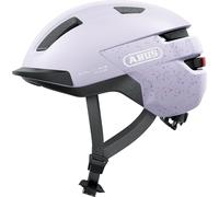 ABUS PURL-Y ACE casco de bicicleta con luz LED, apto para e-bikes y S-pedelecs, casco de seguridad NTA de moda para adultos y adolescentes, Lavanda (Light Lavender), talla M