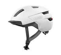 ABUS Purl-Y ACE casco de bicicleta con luz LED - apto para e-bikes y S-pedelecs - casco de seguridad NTA de moda para adultos y adolescentes - blanco, talla L