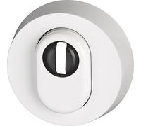 Abus RHZS415 W SB 05703 - Embellecedor de cerradura con perfil para bombín para puertas de madera, color blanco
