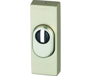 ABUS Roseta protectora de puertas RSZS316 F2 con escudo de cilindro - para puertas metálicas - alpaca - 09390