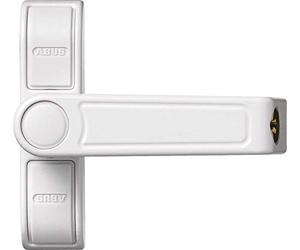 ABUS Seguro Adicional 2410 AL0089 - Cerradura con Pestillo de Seguridad para Ventanas de una Sola Hoja, Cierre Uniforme - Nivel de Seguridad ABUS 6 - 89625 - Blanco