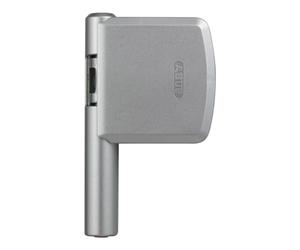 ABUS Seguro Lateral para Bisagras FAS101 - Bisagra de Seguridad Adicional para Ventanas - Nivel de Seguridad ABUS 10 - 27952- Plata