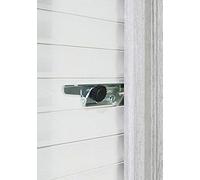 ABUS Seguro para Persianas RS97 - Antirrobo sin Taladro, Juego de 2 | Pinza de seguridad nivel 2, instalación entre persiana y carril guía, protege contra empuje desde el exterior