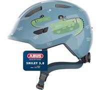 ABUS Casco infantil Smiley 3.0 - casco de bicicleta con ajuste bajo, diseños adaptados a los niños y espacio para una coleta - para niñas y niños