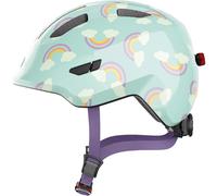 Abus Smiley 3.0 LED, casco de bicicleta, junior, blue rainbow 50-55cm Blue Rainbow