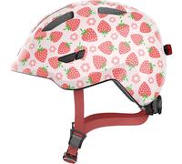 Abus Smiley 3.0 LED, casco de bicicleta, junior, rose strawberry 45-50cm Rose Strawberry