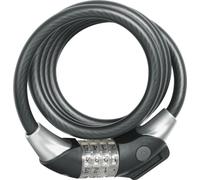 ABUS Spiralkabelschloss Raydo Pro 1450/185 con soporte TexKF, 185 cm