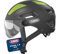 ABUS Casco Urbano Hyban 2.0 Ace - Casco de Bicicleta con Visera, Ligero y Carcasa Dura ABS - para Hombres y Mujeres